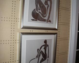 Trowbridge Charlotte Morgan figural prints