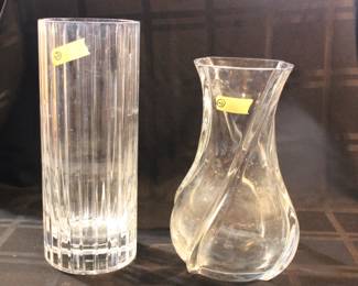 Baccarat Serpentine & Harmonie vases