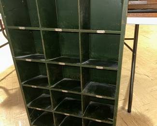 Metal Mail Cabinet (Vintage)