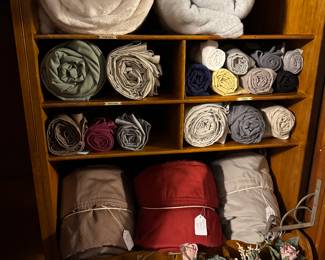 Sheet sets and comforter sets and pillowcases