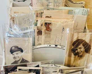 Vintage photos and letters 