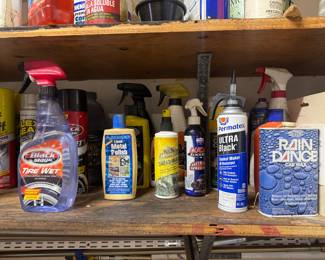 Cleaning chemicals in yard chemicals