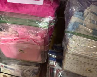 Fabric and ribbon