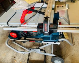 Bosch 4100 table saw and stand--like brand new