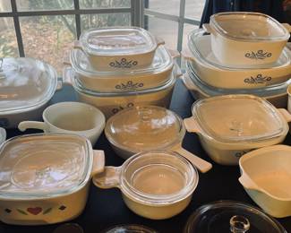 Cornflower Corning Ware