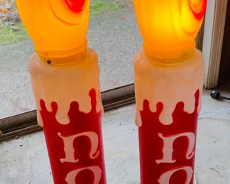 Large Empire blow mold Noel candles