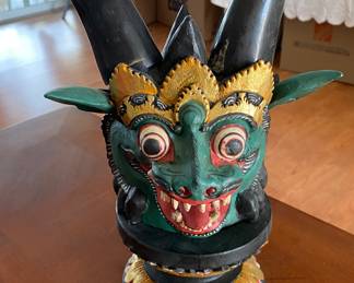 Hand carved and painted 