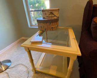 Blonde MCM End Table 