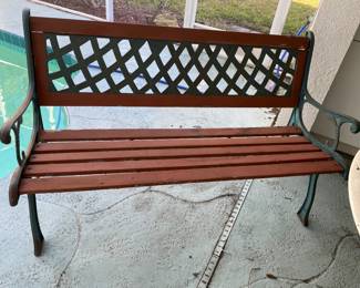 Cast Iron Wood Bench