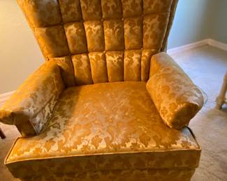 MCM gold chair