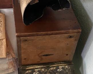 Vintage Stereograph with stereograph  slides