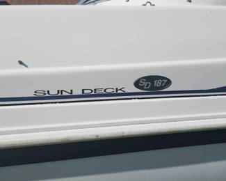 2003 Hurricane (Godfrey Marine) SunDeck SD187 (18'7) Boat - functional, just had tuneup, Yamaha 115 4Stroke Outboard Motor w. approximately 80hrs, comes w. trailer, title in hand ($10,750 OBO) WON'T LAST ! - cash talks