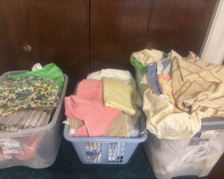 Material, towels and sheets 