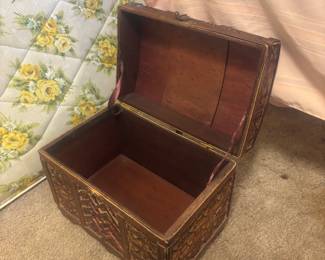 Wooden treasure chest 