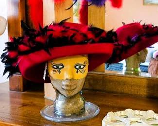 Red Hats and glass headforms