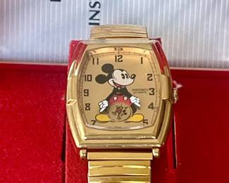 Rare Walt Disney World, Mickey Mouse, 60th anniversary Seiko Watch