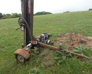 Dated log splitter for parts or repair