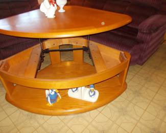Open view coffee table