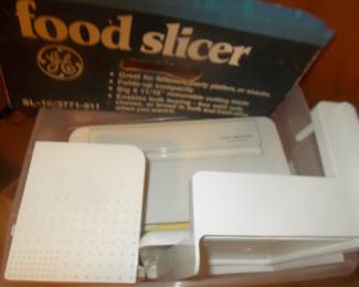 New G.E. food slicer