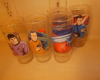 Star Trek Dr. Pepper collectors glasses