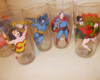 Super Heros Pepsi collector glasses