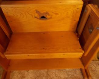 Child's rocking bench