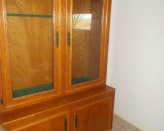 Hand crafted large gun cabinert