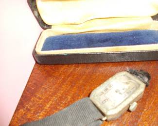 ANTIQUE Swiss watch with snap closure band