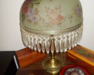 Beautiful lamp with prisms