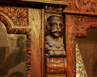Carved cabinet