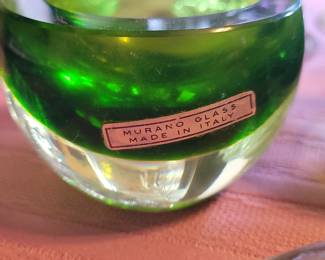 Murano glass ashtrays