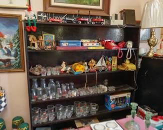Toys, games, vintage phones, antique creamers, and more