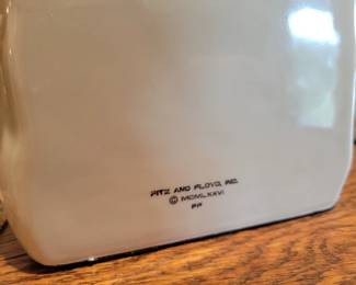 Vintage Fitz and Floyd bulldog bookends