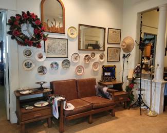 A. Brandt loveseat and end tables