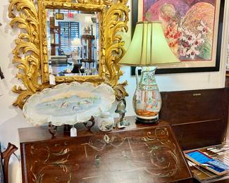Carver's Guild Mirror, Original John Bunker Painting