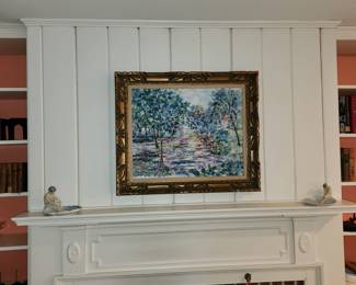 Signed oil on canvas by Sophie Taxell
