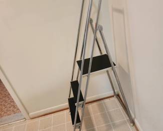1960s chrome step ladder from Italy