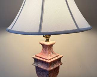 PINK ONYX LAMP 