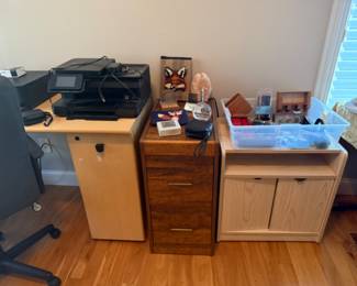 PRINTERS, FILE CABINETS AND MORE