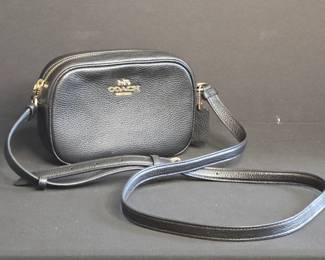 Coach Pebbled Crossbody Clutch