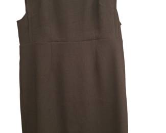 Ella Tahari Brown Tweed Dress