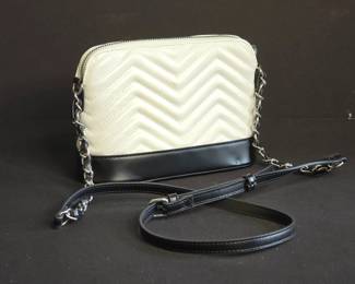 White House Black Market Quilted Leather Mini Crossbody