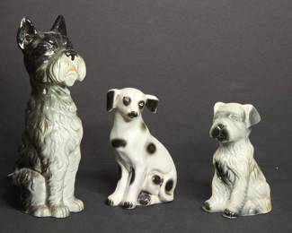 Various Dog Figurines