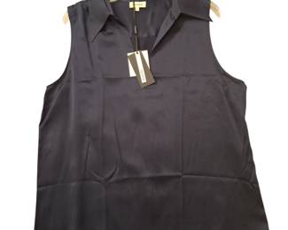 Lily Silk Sleeveless Silk Shirt
