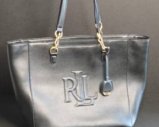 Ralph Lauren Leather Tote Bag