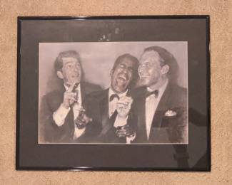 The Rat Pack Print Framed