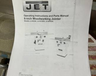 This is a SUPERB JET 6” Joiner! WORKS PERFECTLY! 
