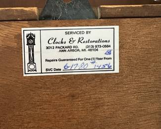 A terrific  New England Clock Company Clock! COMPLETE! 