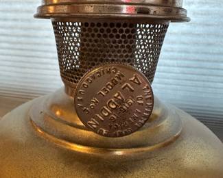 A lovely ALADDIN OIL LAMP! Electrified! 
