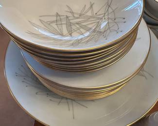 An outstanding Service for 8 set of ROSENTHAL Selb-Germany V China! MCM Pattern “Continental Grass”